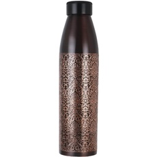 Zap Impex Kupfer-Wasserflasche für ayurvedische Vorteile – handgefertigte Reise-Wasserflasche im antiken Design, 900 ml