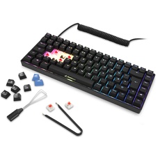 Bild von Skiller SGK50 S3, schwarz, LEDs RGB, hot-swap, Gateron BROWN, USB, DE (4044951039142)