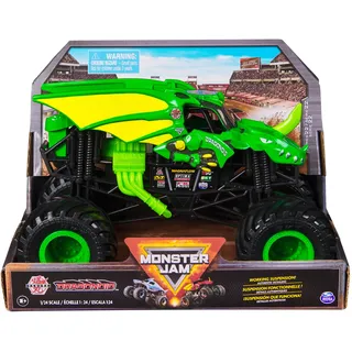Monster Jam, Offizieller Bakugan Dragonoid Monster Truck, Sammler-Die-Cast Fahrzeug, Maßstab 1:24, Kinderspielzeug für Jungen und Mädchen ab 3 Jahren