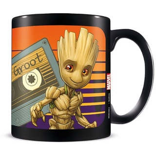 Marvel Guardians of the Galaxy Tasse (Groot Kassette Design) 315ml Keramik-Kaffeebecher, Kaffeetasse - Offizielles Merchandise