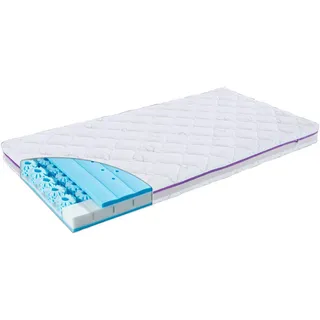 Träumeland Kindermatratze , Weiß , Textil , Füllung: Vlies , 70x140 cm , Lga, Fkt, Textiles Vertrauen - Oeko-Tex®, Made in Austria, Oeko-Tex® Standard 100 , Über- und Sondergrößen erhältlich, Bezug abnehmbar/waschbar, für Hausstauballergiker geeignet, optimale Belüftung, schadstoffgeprüft, Nässeschutz, Sicherheits-Trittkanten, Bezug rundum abnehmbar, Baby- und Kleinkindseite , Babymöbel & Kindermöbel, Babyzimmer, Babymatratzen