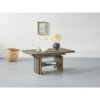 Hela Funktionscouchtisch Henner Braun Wildeiche 110 x 53 x 68 cm