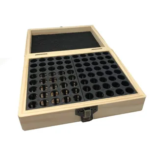 HEADSHOT Box 9 mm Holzkiste für 80 Kartuschen mit Kaliber 9 mm für Erwachsene, Unisex, Braun, One Size