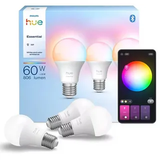 Philips LED-Birne 8W E27 806 lm 3 St.