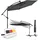 Brazil Ø 300 cm Dunkelgrau