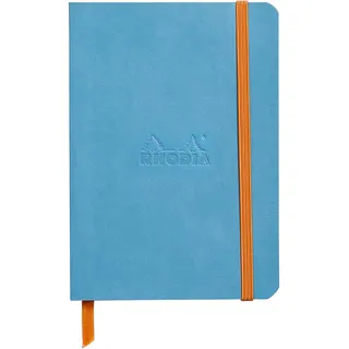 Rhodia flexibles Notizbuch A6 72 Blatt, dot/punktkariert, Papier 90g, Türkis 117357C