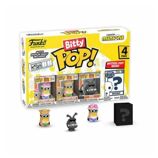 Funko Minions Bitty POP! Figuren 2,5 cm (4er Set)