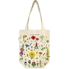 Cavallini Papers & Co. TB/WF Wildflowers Tote Bag Tragetasche, Canvas, multi, One_size