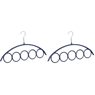 WENKO Schalbügel Typ Olympia, verchromtes Metall, 42 x 23 x 1.5 cm, Silber glänzend (Packung mit 2)