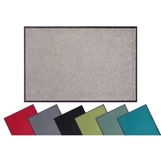 OTTO home Fußmatte »Clean & Walk« rechteckig 7 mm Höhe Schmutzfangmatte, Türmatte, In- und Outdoor, Teppich, Läufer, waschbar, grau