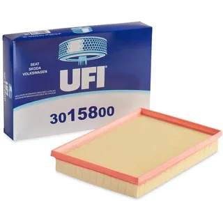UFI Filters, Luftfilter 30.158.00, Ersatz-Luftfilter, Passend für Autos, Anwendbar auf verschiedene Modelle von Seat, Skoda, Volkswagen