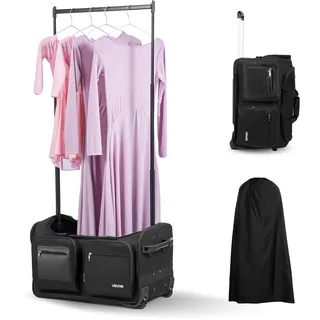 Vevor Tanztasche mit Kleiderständer 620x450x380 Mattschwarz