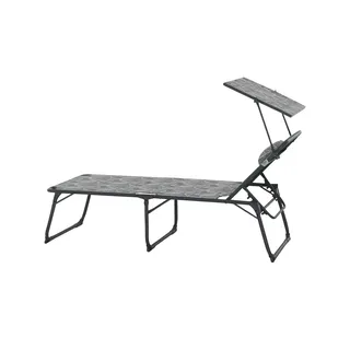 Siena Garden Campingliege 69 x 43 x 7 cm Grau