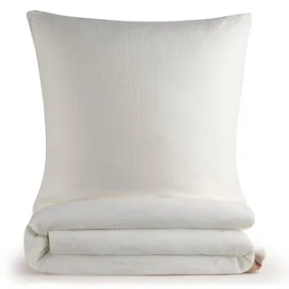 Blumtal Bettwäsche 135x200 cm + 80x80 cm - Oeko-TEX zert. Bettwäsche Bettwäsche