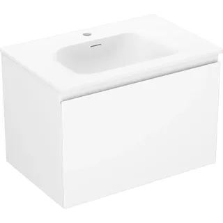 Mexen Orio Badezimmerschrank 70 cm mit Waschbecken Vela, 1 Schublade, weiß matt - 91A10-07047-1-BF01-W23M01 - Weiß