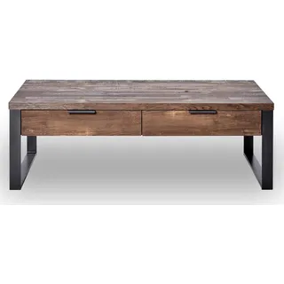 Jahnke Livetastic Couchtisch Braun Eiche 40 x 118 x 118 cm