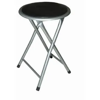 PRATESI SGABELLO Nero dm.30x45 *TUBO DM19 Silver