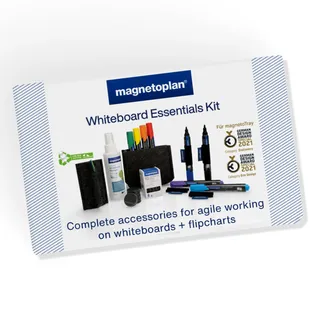 Magnetoplan Whiteboard Essentials Kit, Grau