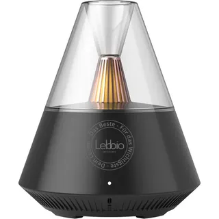 Lebbio Aroma Diffuser 150ml - Reinigt und belebt die Luft mit einem sanften Duft - Schwarz