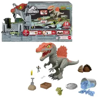 Jurassic World JurassicWorld Crushivores Spinosaurus Cage Crasher