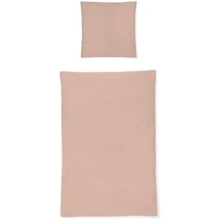 IRISETTE Bettwäsche »Shadow 8361« 2 Stk. tlg. pflegeleichte Sommerbettwäsche, orange