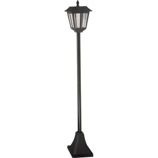 Solarstraßenlaterne - Metro - 20 Lumen - Schwarz - 130 x 18 cm - Schwarz
