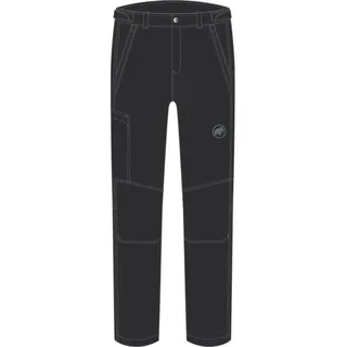 Mammut Runbold IV Pants Men | Wanderhose für Herren, Outdoor Kleidung, Für Hiking und Trekking | 52, Schwarz, Kurz