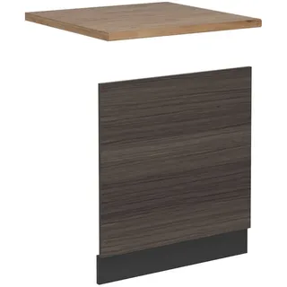 Vicco Unterschrank Geschirrspülblende R-Line 60 x 57,2 x 1,6 cm Grau