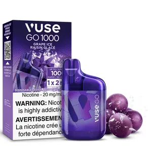 VUSE GO Mauve Ice 1000 puffs - 2 % nicotine - 1  single unit