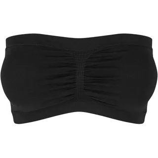 URBAN CLASSICS Ladies Pads Bandeau, Trägerloser Bandeau für Frauen mit integrierten Brust-Pads, black, XS