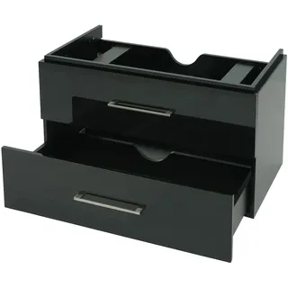 Mendler Premium Waschbeckenunterschrank HWC-D16, Waschtischunterschrank Waschtisch Badmöbel, hochglanz 90cm