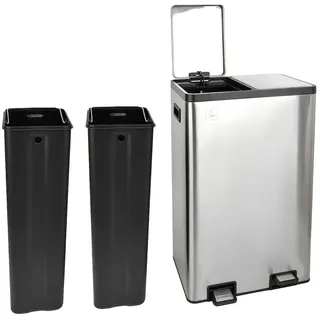 Svita Mülltrennsystem 60 l Silber