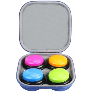 co2CREA Hart Tasche für Learning Resources Original Antwort Buzzer/Lights and Sounds LER3776 / Tier AntwortBuzzer LER3775 / Aufnahmefunktion LER376 (Nur Hülle)