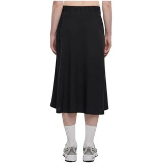 Urban Classics Viscose Midirock - Black - M