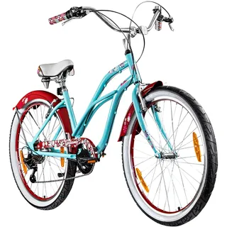 Galano Malibu 26" Beachcruiser Fahrrad Cruiser Bike Unisex sky blau 40cm