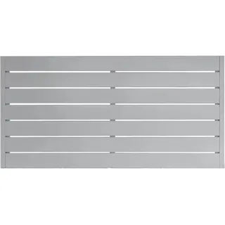 Sichtschutzzaunelement Faro Grau lackiert  90 cm x 180 cm