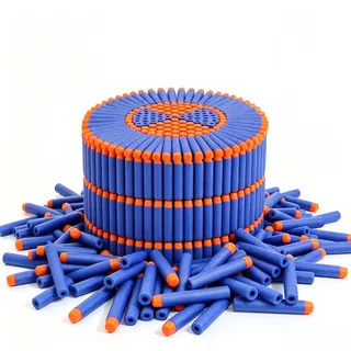 500 Pfeile für Nerf Elite 2.0,Ersatzpfeile Munition Foam Darts kompatibel mit Nerf Hasbro Fortnite - Blau