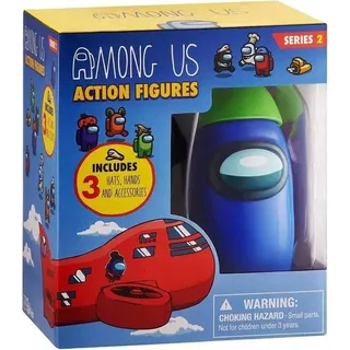 Among Us Action-Figur blau - 12 cm - Mit Geschenkbox - Spiele-Merchandise