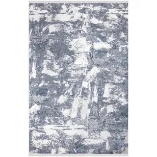 Webteppich , Blau, Weiß , Textil , Vintage , rechteckig , 160x230 cm , für Fußbodenheizung geeignet, in verschiedenen Größen erhältlich, pflegeleicht , Teppiche und Böden, Teppiche, Webteppiche