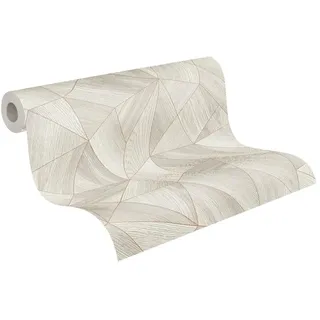 A.S. Création Elements Vliestapete (Grau/Gold, Grafisch, 10,05 m