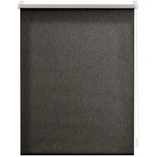 Lichtblick Original Thermo-Rollo Madrid Ohne Bohren, Klemmträger, Lichtdurchlässig Anthrazit, 190, 80, 190 , Kunststoff , 80x190 cm , Heimtextilien, Vorhänge, Rollos