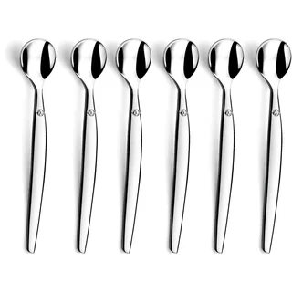 Lou Laguiole JET Espressolöffel / Mokkalöffel, Edelstahl 18/0, glänzend, 6-teilig