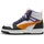 Puma Jr Puma white-orange glo-puma black 34 4 5