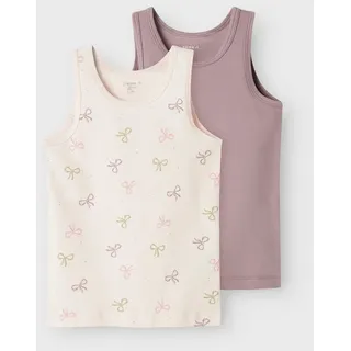 NAME IT Nmftank Top 2P Barely Pink Bow Noos