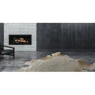 Kayoom Lederteppich GLAM 110 - gelb & gold