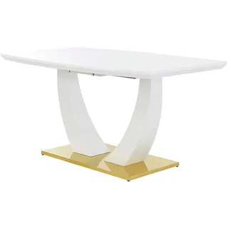 Jockenhöfer Ausziehbarer Esstisch ALEXANDRIA - gelb