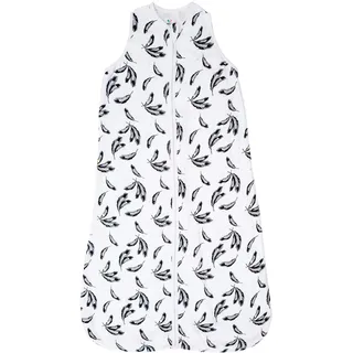 Domiva Babyschlafsack, Musselin, Bambus, bedruckt, Federn, 6-24 m, 90 cm