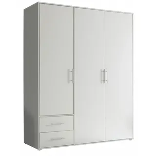 Pol Power Kleiderschrank Valencia 155 x 195 cm Dekor Weiß