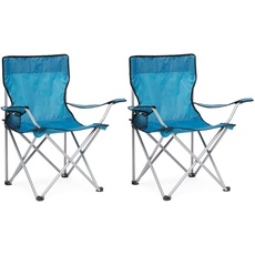 Intimate WM Heart Camping Chair Set 2, Oxford gewebe, Blau, One Size