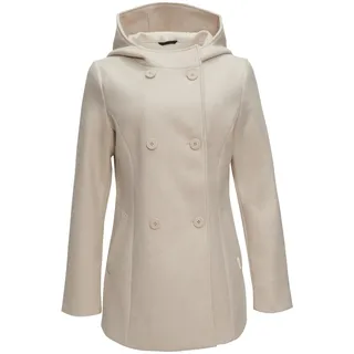 s.Oliver Damen 2158753 Wollmischungs-Mantel, 05W0 Weiß, L